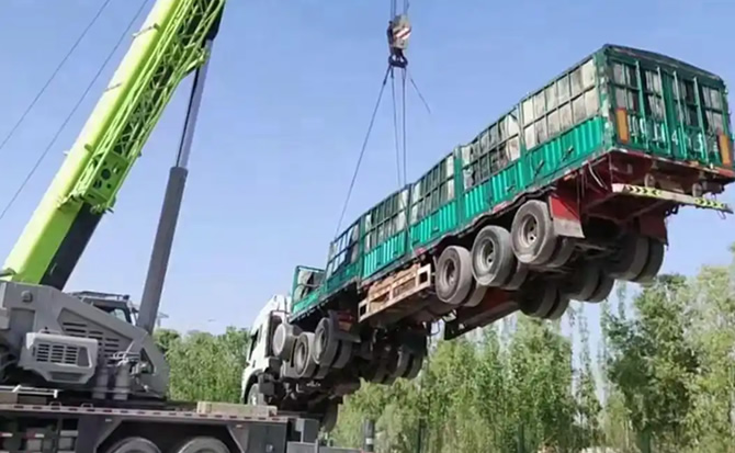 阳谷道路脱困救援案例